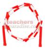 Jump Rope Plastic 8 Sections On Nylon Rope