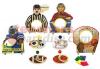 Sports Bean Bag Toss & Sports Ring Toss Combo Set