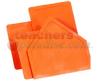 Throw-Down Home Plate & 3 Bases Orange Rubber