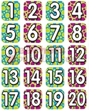 Worksheets Number Chart 1-20 Clip Art common worksheets pictures of numbers 1 20 preschool and stickers 120 stickers