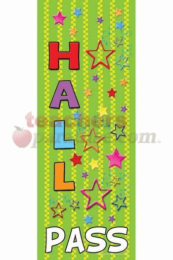 printable hall pass for students