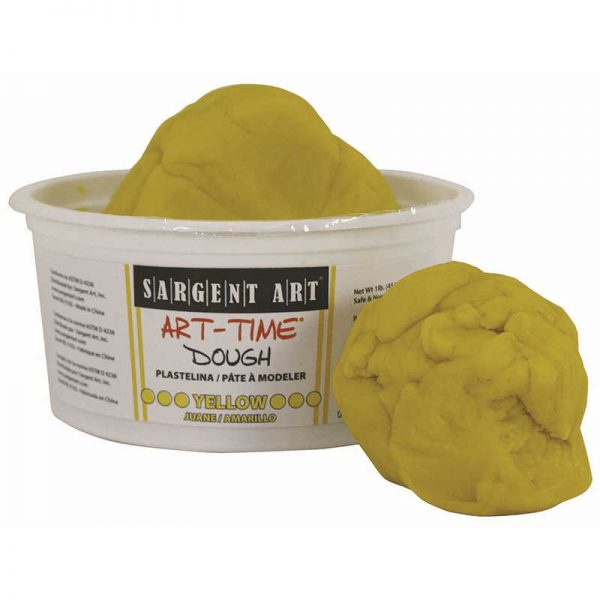 SARGENT ART INC. 1LB ART TIME DOUGH - YELLOW SAR853102