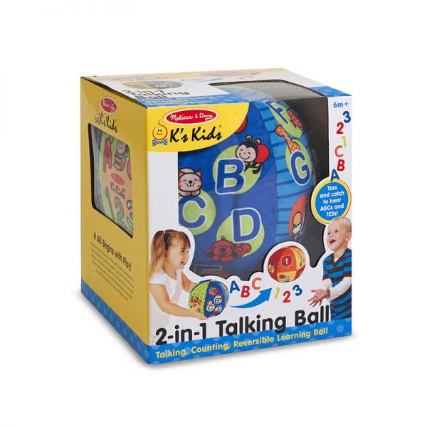 MELISSA & DOUG 2 IN 1 TALKING BALL LCI9181