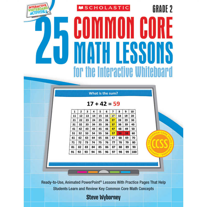 Scholastic teaching resources 25 common core grade 2 math lessons for