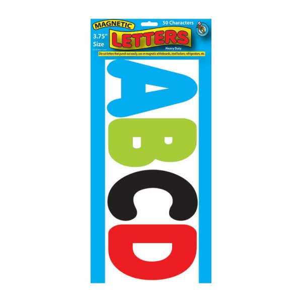 ASHLEY PRODUCTIONS 3 3/4IN ASST COLOR MAGNETIC LETTERS ASH10259