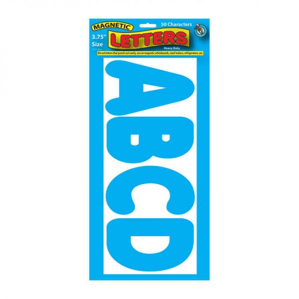 ASHLEY PRODUCTIONS 3 3/4IN MAGNETIC LETTERS BLUE ASH10251
