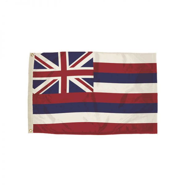 FLAGZONE LLC 3X5 NYLON HAWAII FLAG HEADING & GROMMETS FZ-2102051