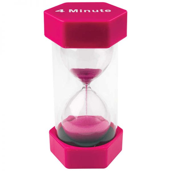 TEACHER CREATED RESOURCES 4 MINUTE SAND TIMER LARGE TCR20700