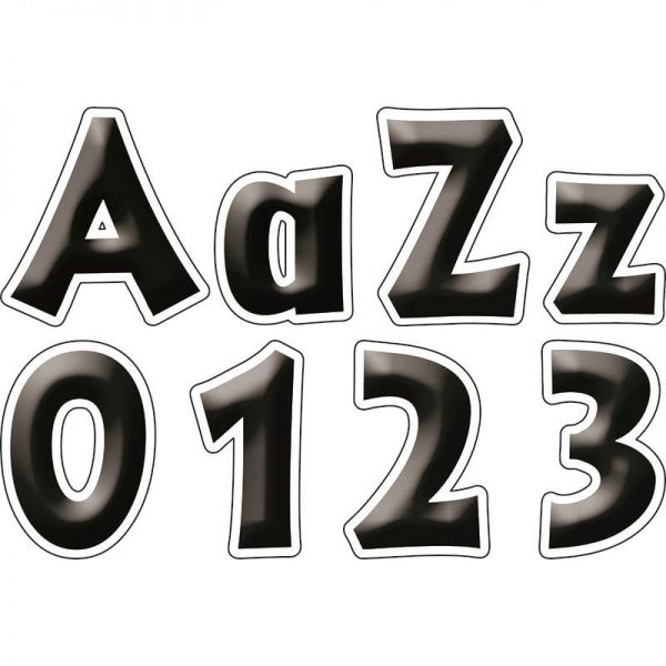 BARKER CREEK 4IN LETTER POP OUTS BLACK TIE AFFAIR LAS1713