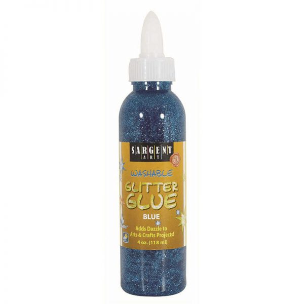 SARGENT ART INC. 4OZ GLITTER GLUE - BLUE SAR221850