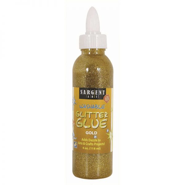 SARGENT ART INC. 4OZ GLITTER GLUE - GOLD SAR221881