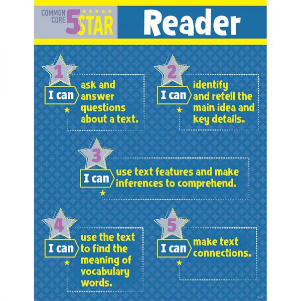 CREATIVE TEACHING PRESS 5 STAR READER CHART GRADE 3-5 CTP6378