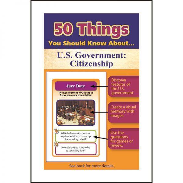 LORENZ CORPORATION / MILLIKEN 50 THINGS YOU SHOULD KNOW ABOUT US GOVERNMENT CITIZENSHIP LEP901133LE