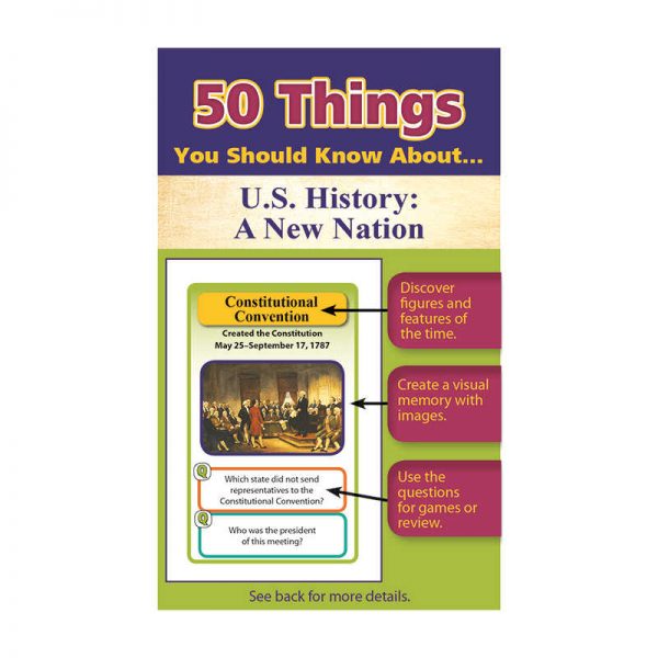 LORENZ CORPORATION / MILLIKEN 50 THINGS YOU SHOULD KNOW ABOUT US HISTORY A NEW NATION LEP901123LE