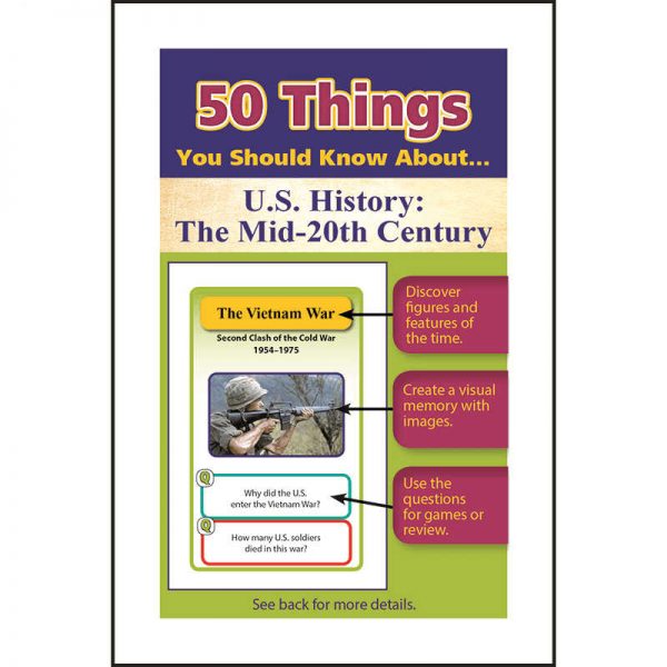 LORENZ CORPORATION / MILLIKEN 50 THINGS YOU SHOULD KNOW ABOUT US HISTORY THE MID-20TH CENTURY LEP901127LE