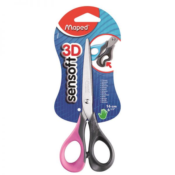 MAPED USA 6 1/2IN SENSOFT SCISSORS RIGHT HANDED MAP069600