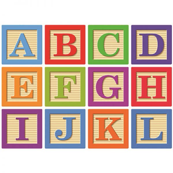 ASHLEY PRODUCTIONS ABC BLOCKS MAGNETIC LETTERS ASH17020