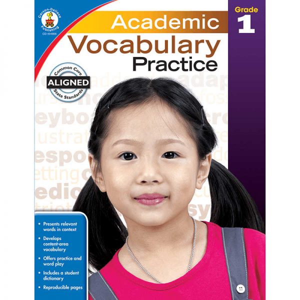 CARSON DELLOSA ACADEMIC VOCABULARY PRACTICE GRADE 1 CD-104806
