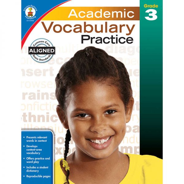 CARSON DELLOSA ACADEMIC VOCABULARY PRACTICE GRADE 3 CD-104808
