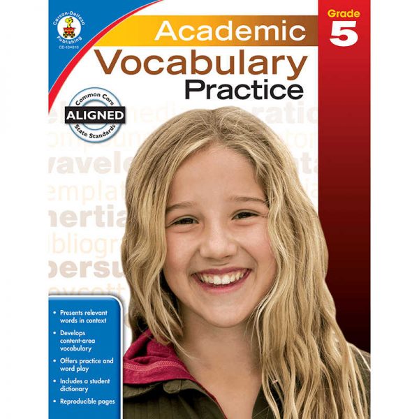 CARSON DELLOSA ACADEMIC VOCABULARY PRACTICE GRADE 5 CD-104810