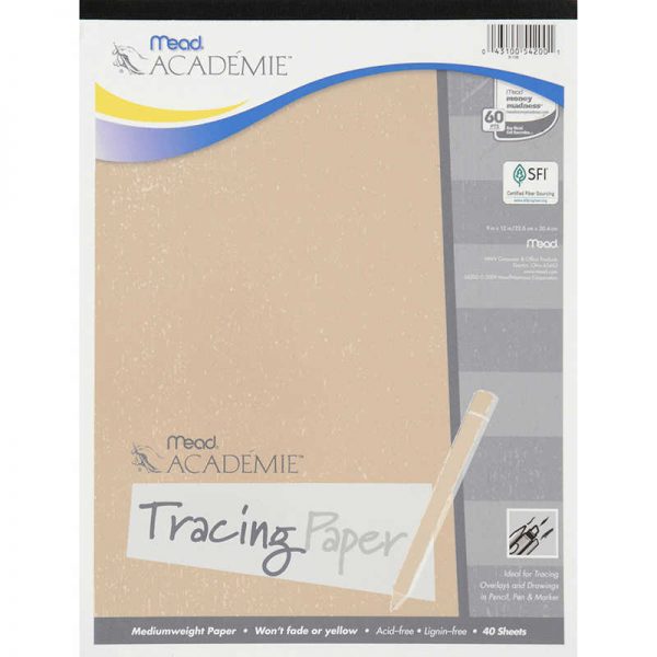 MEAD PRODUCTS LLC ACADEMIE TRACING PAPER MEA54200