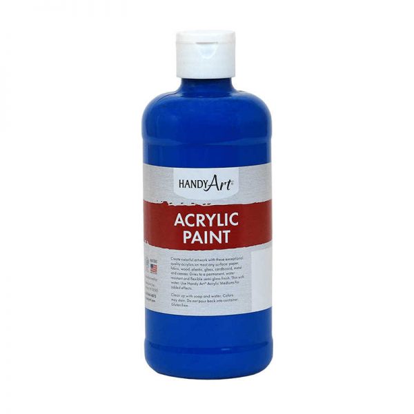 ROCK PAINT / HANDY ART ACRYLIC PAINT 16 OZ PHTHALO BLUE RPC101060