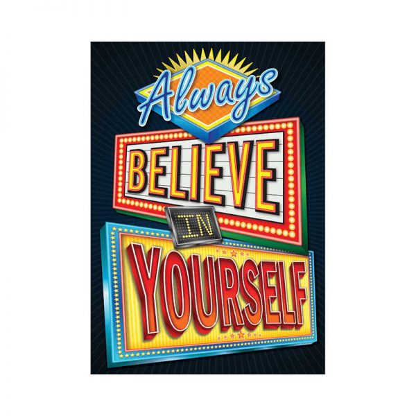 SCHOLASTIC TEACHING RESOURCES ALWAYS BELIEVE POP CHART SC-553102