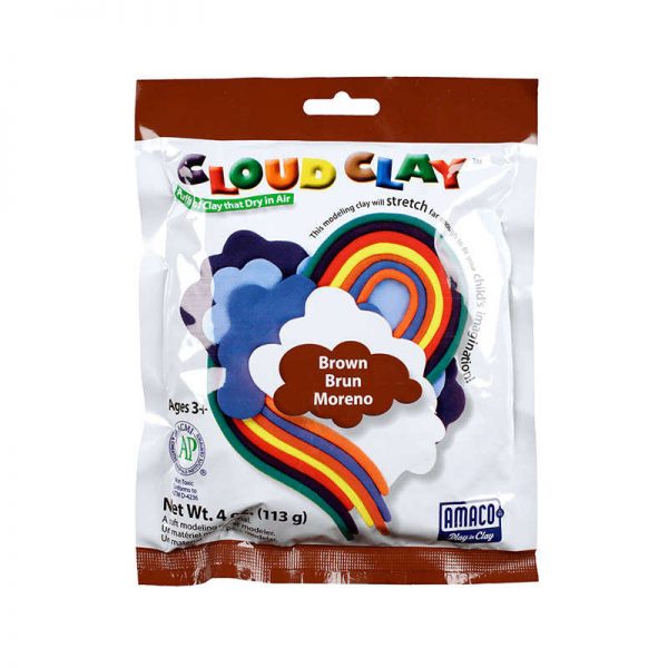 AMERICAN ART CLAY AMACO CLOUD CLAY 4 OZ BROWN AMA30211M