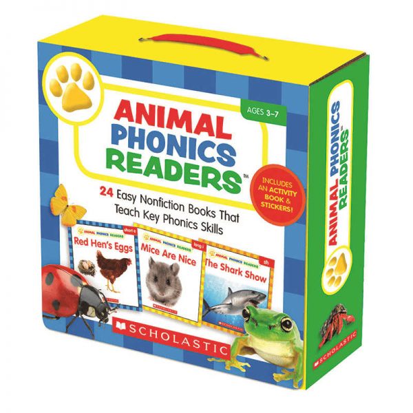 SCHOLASTIC TEACHING RESOURCES ANIMAL PHONICS READERS PARENT PACK SC-565112