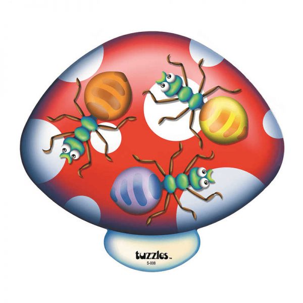 PLATAPILLA USA INC ANTS ON A MUSHROOM SHAPED PUZZLE PPAS008