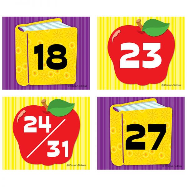 CARSON DELLOSA APPLE BOOK CALENDAR COVER UPS CD-112551