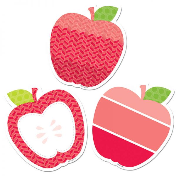 CREATIVE TEACHING PRESS APPLES 3IN CUT OUTS PAINTED PALETTE CTP0822