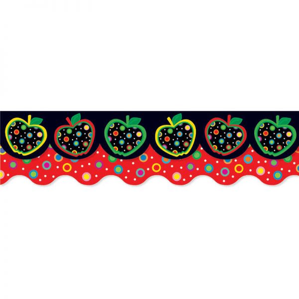 CREATIVE TEACHING PRESS APPLES & DOTS PERFECT PAIRS BORDER PK CTP6587
