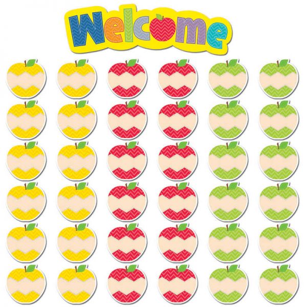 CREATIVE TEACHING PRESS APPLES WELCOME MINI BULLETIN BOARD CTP6956