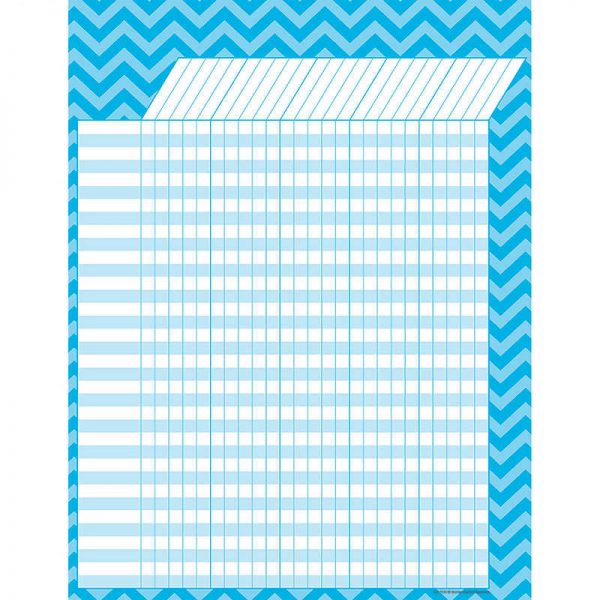 TEACHER CREATED RESOURCES AQUA CHEVRON INCENTIVE CHART TCR7582