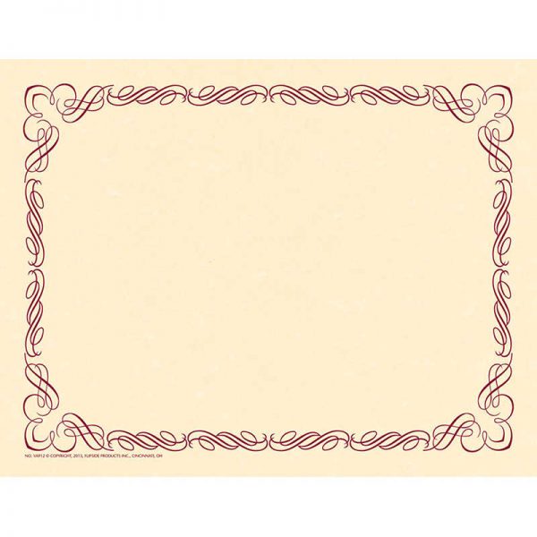 FLIPSIDE ARABESQUE BORDER PAPER PLUM H-VA912