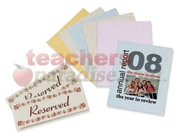 PACON CORPORATION Array Card Stock Parchment 100 Sht Assortment 5 Colors PAC101235