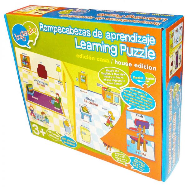 SMART PLAY LLC AT HOME BILINGUAL LEARNING PUZZLE SMP34211