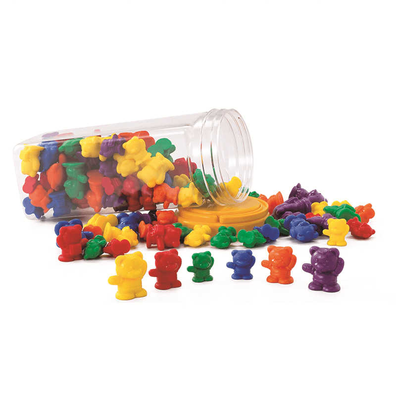 LEARNING ADVANTAGE ATTRIBUTE BEARS 6 COLOR 96 PCS CTU7265