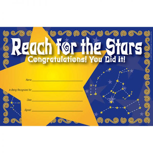 BARKER CREEK AWARD - REACH FOR THE STARS BCPLL425