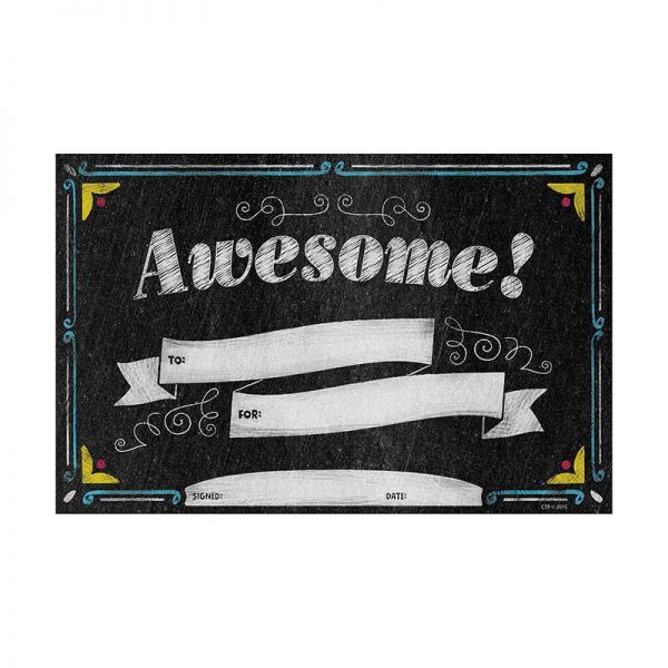 CREATIVE TEACHING PRESS AWESOME SMALL AWARDS - CHALK IT UP CTP1315