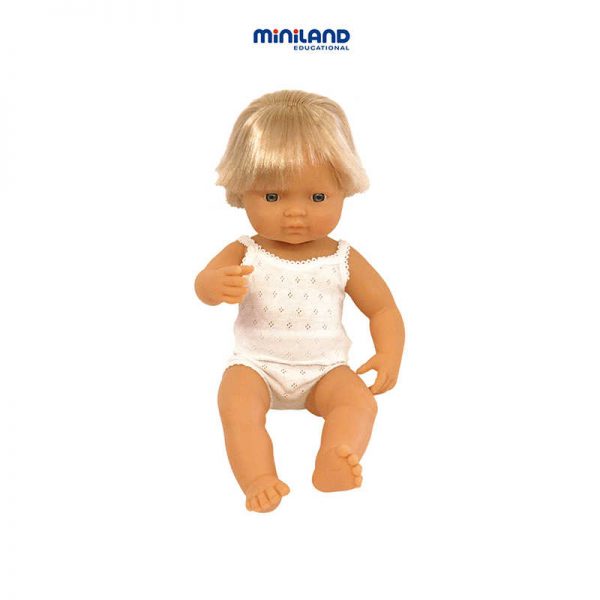 MINILAND EDUCATIONAL CORPORATION BABY DOLLS CAUCASIAN BOY MLE31151