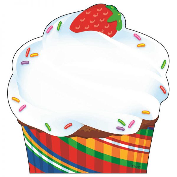TREND ENTERPRISES INC. BAKE SHOP CUPCAKE NOTE PAD SHAPED T-72073