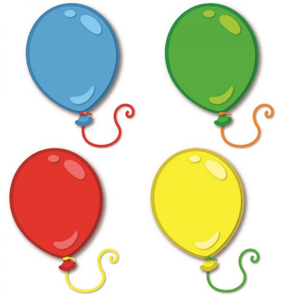 CARSON DELLOSA BALLOONS CUT OUTS CD-120198