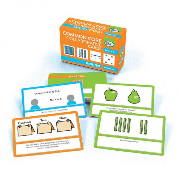 DIDAX BASE TEN COMMON CORE COLLABORATIVE CARDS DD-211394