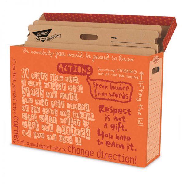 TREND ENTERPRISES INC. BB SET STORAGE BOX 19X7.25X27.75 T-7004