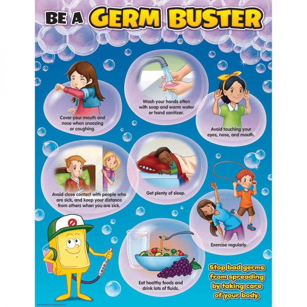 TEACHER CREATED RESOURCES BE A GERM BUSTER CHART TCR7744