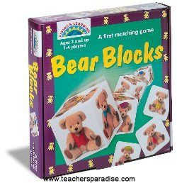 CARSON DELLOSA Bear Blocks: A first matching game LL-10091 ...