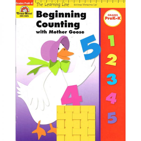 EVAN-MOOR BEGINNING COUNTING WITH MOTHER GOOSE EMC6925