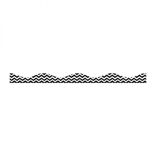 ASHLEY PRODUCTIONS BIG MAGNETIC BORDER BLACK CHEVRON ASH11121